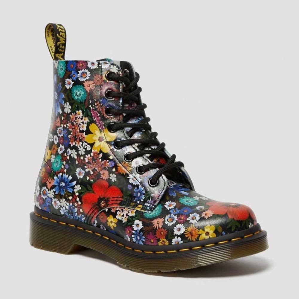 Dr. Martens 1460 Pascal Floral Lace Up Boots